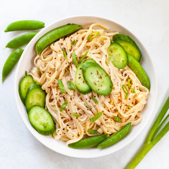 Pasta with Tahini Dressing