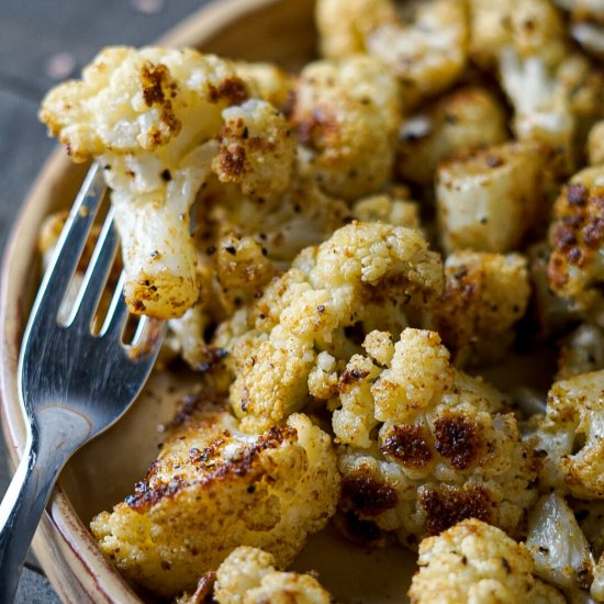 Cumin Roasted Cauliflower