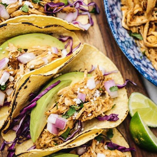 Instant Pot Chipotle Chicken Tacos