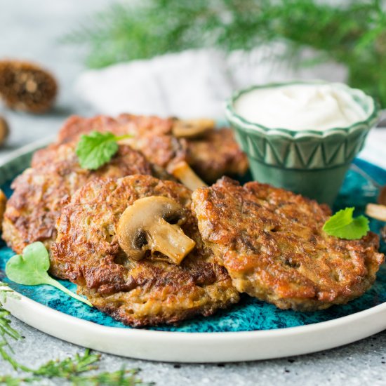 Mushroom Fritters