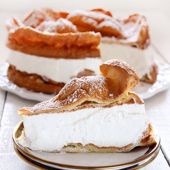 Mascarpone Cream Puff Cake