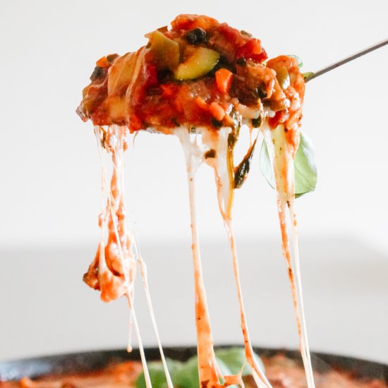 Spring Veggie Skillet Lasagna