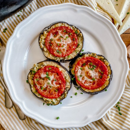 Spanish Roasted Garlic Eggplant