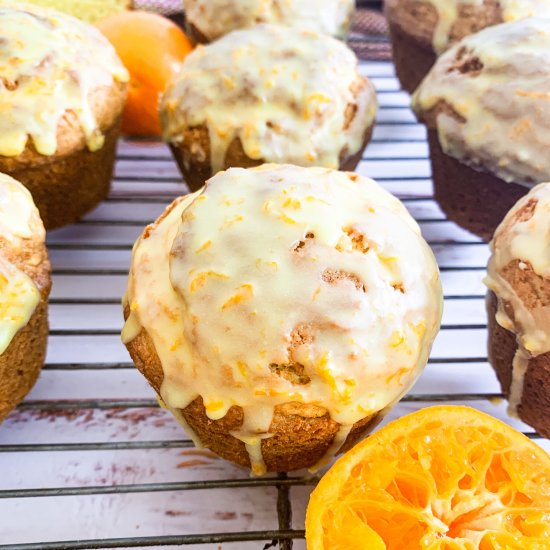 Glazed Clementine Muffins