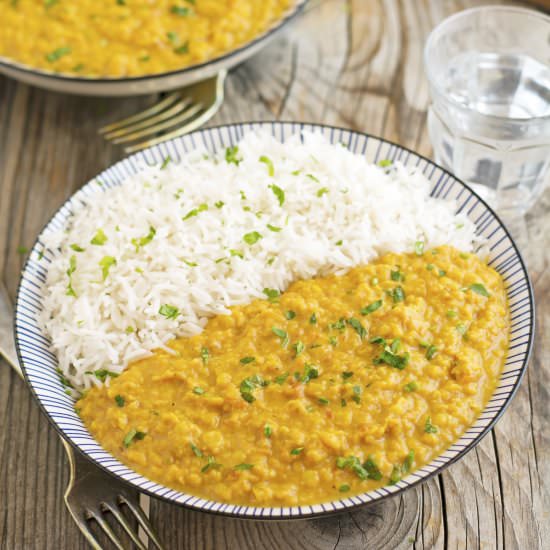 Crock-Pot Curried Red Lentils