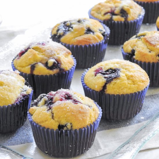 Buttermilk Blueberry Muffins