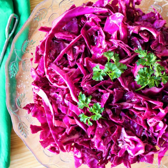 Red Cabbage Salad