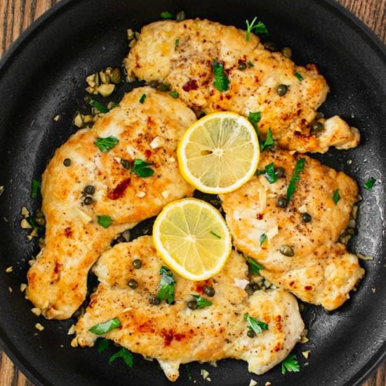 Healthy Chicken Piccata