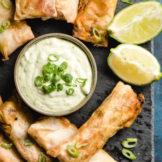 Southwest Air Fryer Egg Rolls