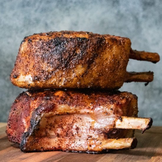 Juicy Smoked Pork Chops