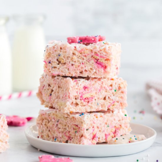 Circus Cookie Rice Krispie Treats