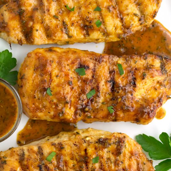 Grilled Honey Mustard Chicken