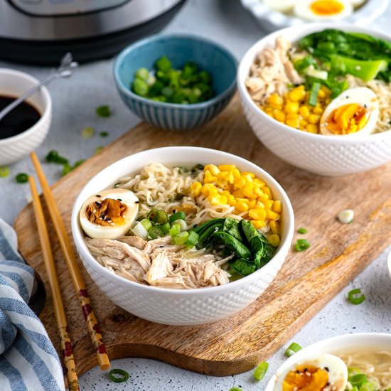 Instant Pot Chicken Miso Ramen