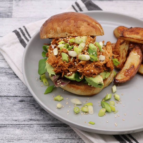 Slow-Cooker Korean Pulled Chicken