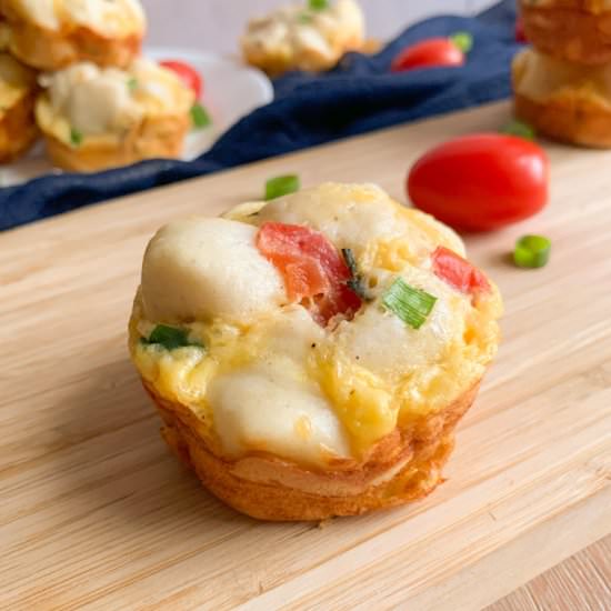 Bubble Up Veggie Breakfast Muffins