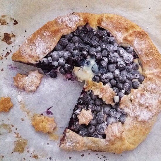 Blueberry Mascarpone Galette Recipe