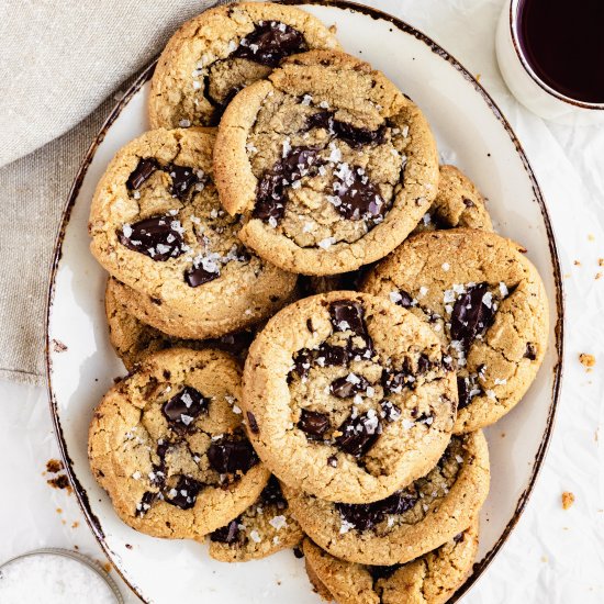 Brown butter chocolate chip cookies