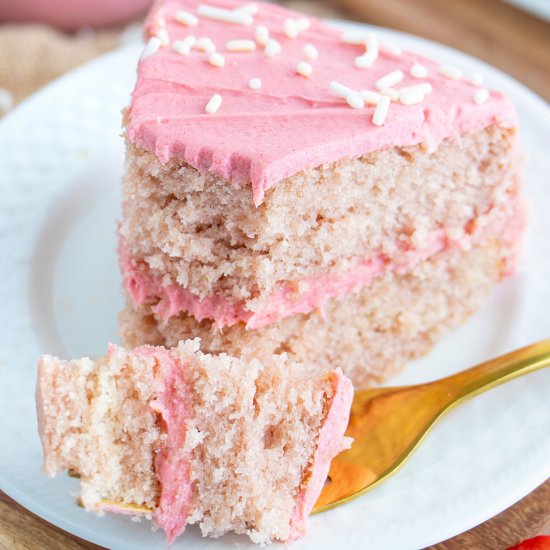 Vegan Strawberry Cake