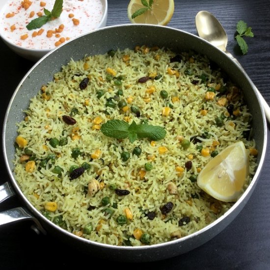 Mint Lemon Rice (Indian)