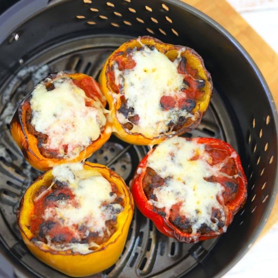 Air Fryer Low Carb Stuffed Peppers