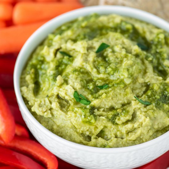 Pesto Hummus