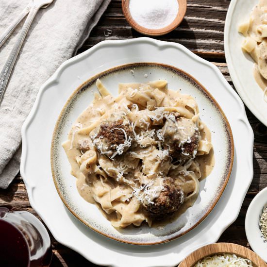 Gluten Free Swedish Style Meatballs