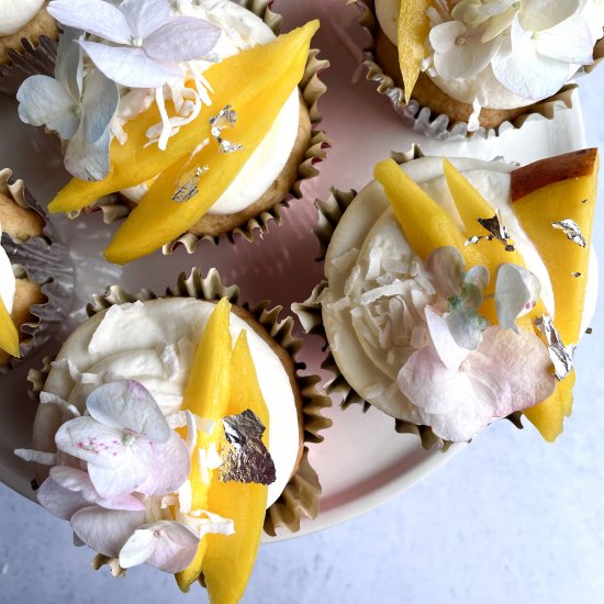 Mango Lassi Cupcakes