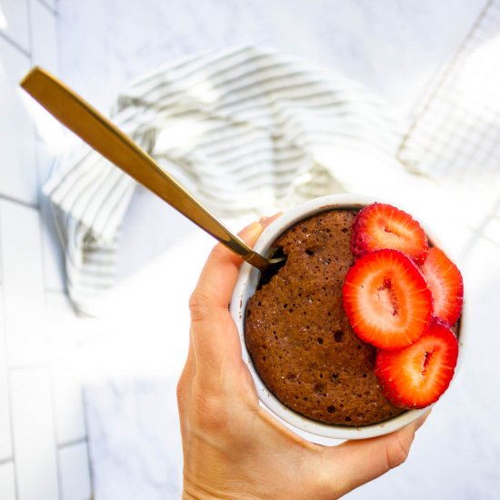 Paleo Chocolate Mug Cake (no flour)