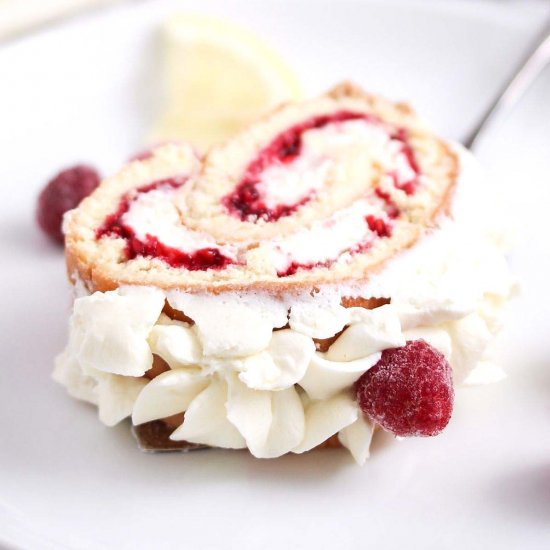 Easy Raspberry Roulade