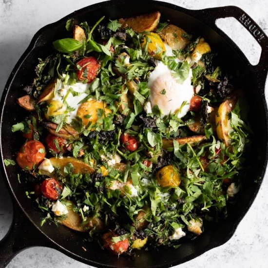 herby breakfast skillet