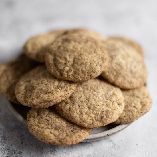 cardamom tea snickerdoodles