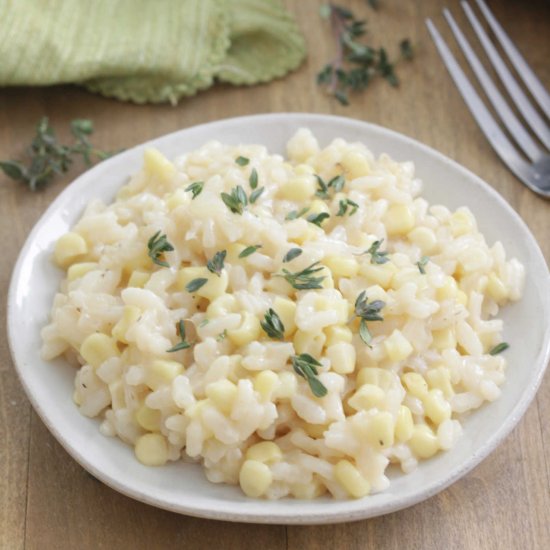 Corn Risotto