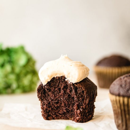 Chocolate Cupcakes with Baileys