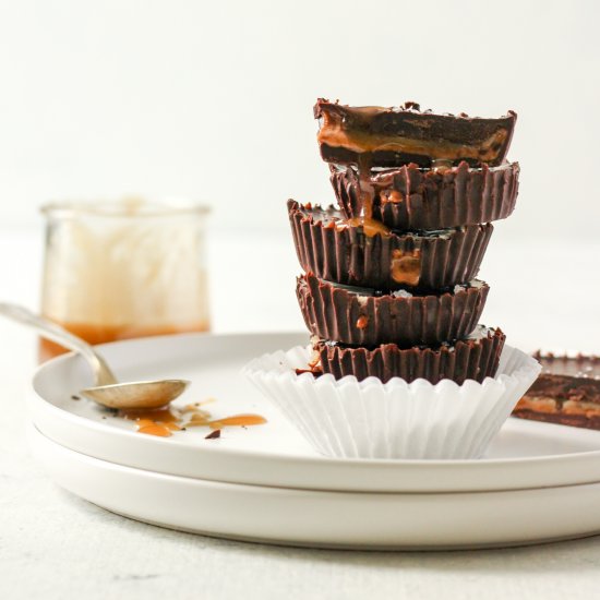 Chocolate Almond Butterscotch Cups