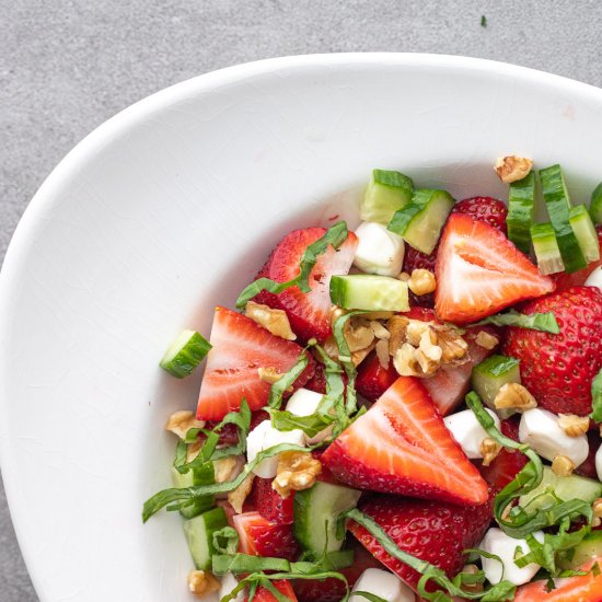 Strawberry Basil Salad