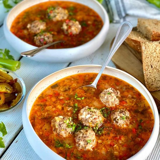 Grandma’s meatball soup