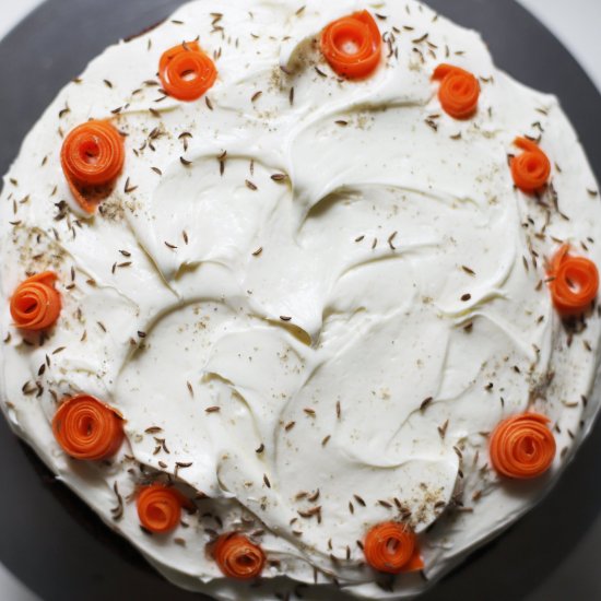 caraway cardamom carrot cake