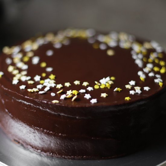 chocolate cardamom cake