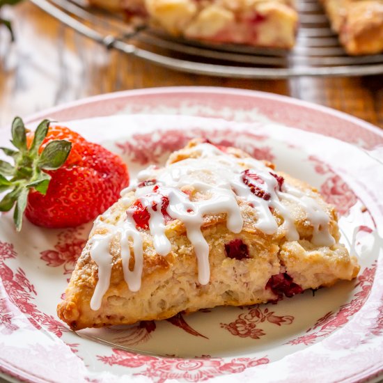 Strawberry Scones