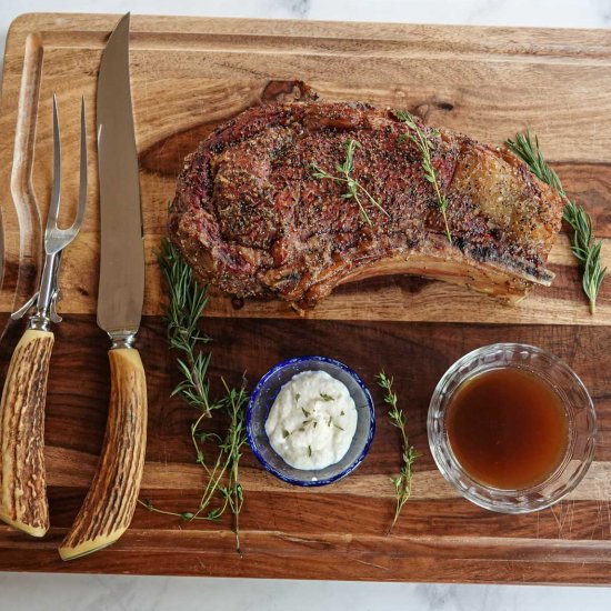 Perfectly Smoked Prime Rib