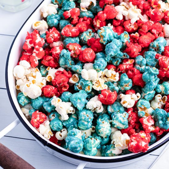 Red White Blue Caramel Corn