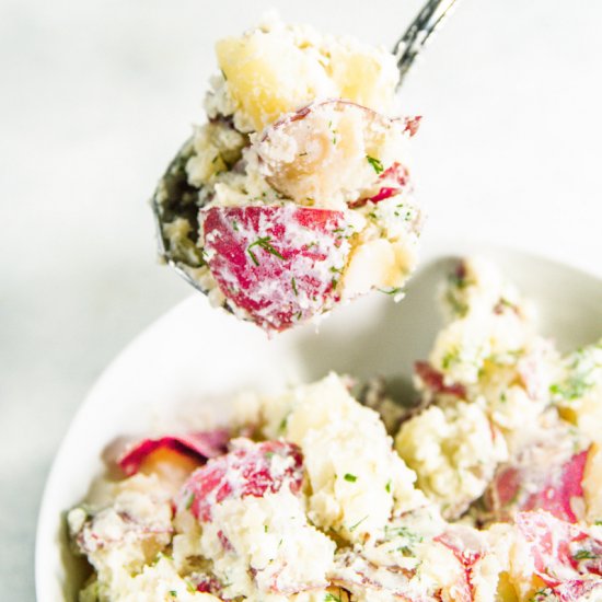 Red Skin Sour Cream Potato Salad