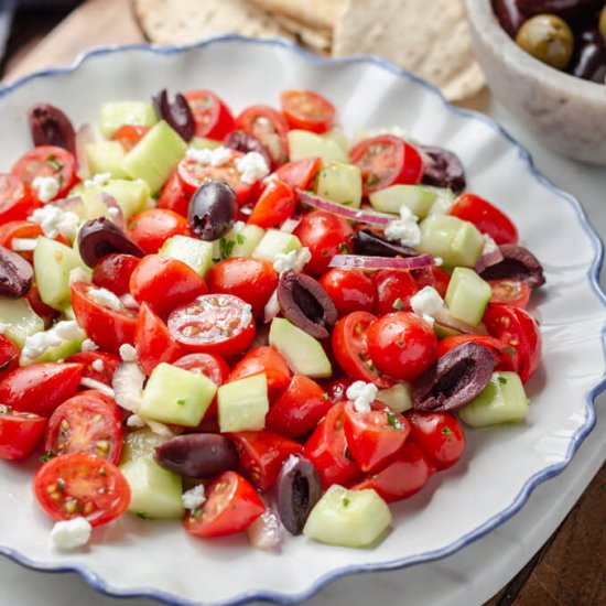 Mediterranean Cucumber Salad