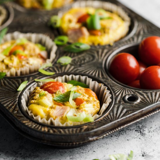 Canadian Bacon Egg Muffins