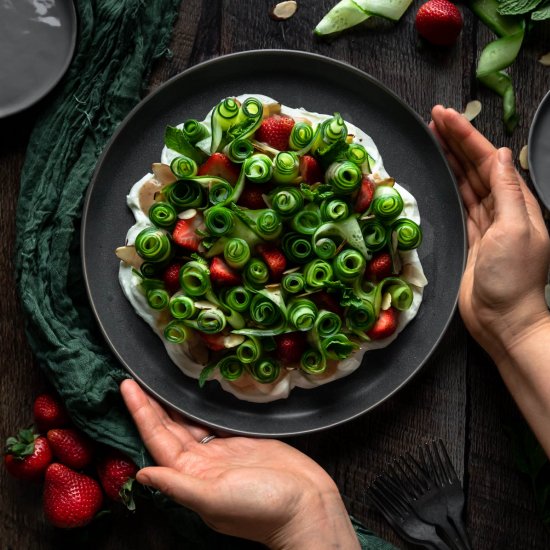 Cucumber Strawberry Salad