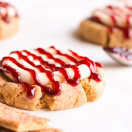 Raspberry Cheesecake Cookies