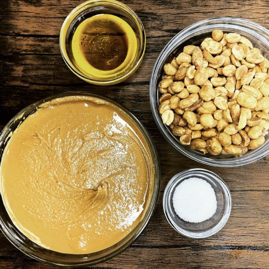 Healthy Homemade Peanut Butter