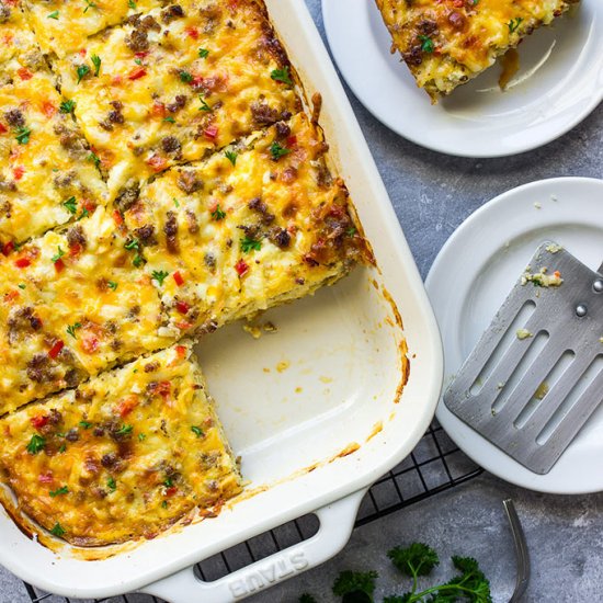 Sausage Hash Brown Casserole