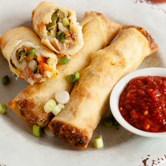 Air Fryer Frozen Egg Rolls