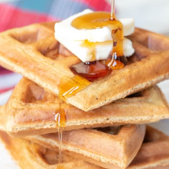 Keto Peanut Butter Waffles